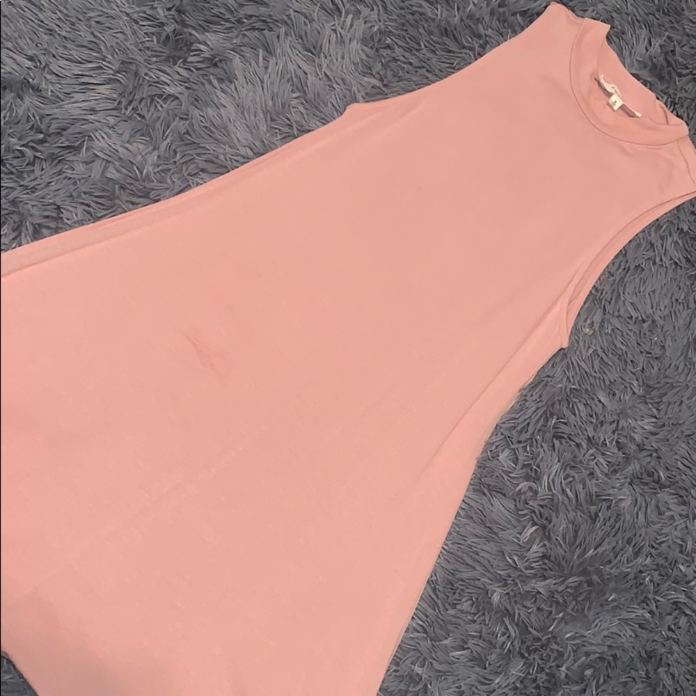 High neck mauve swing dress - Picture 1 of 3